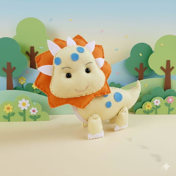 Dinossauro Baby Candy Color Amarelo