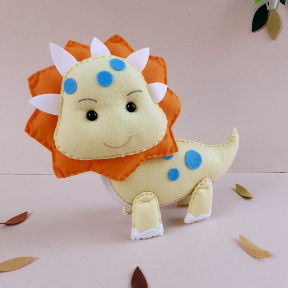Dinossauro Baby Candy Color Amarelo