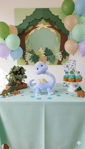 Dinossauro Baby Candy Color Azul