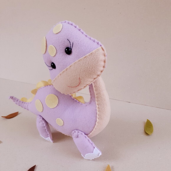 Dinossauro Baby Candy Color Lilás