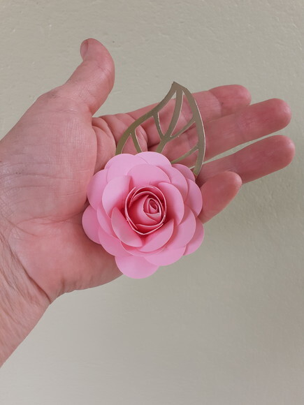 Duo de Rosas de Papel