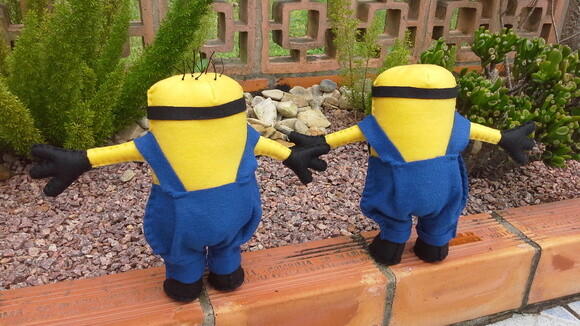 Dupla de Minions em Feltro