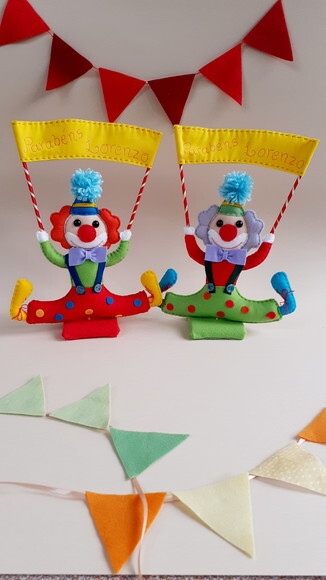 Dupla de Palhacinhos com Faixa