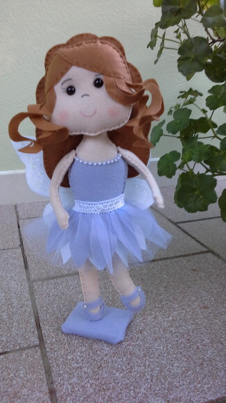 Fadinha Lilás de Feltro
