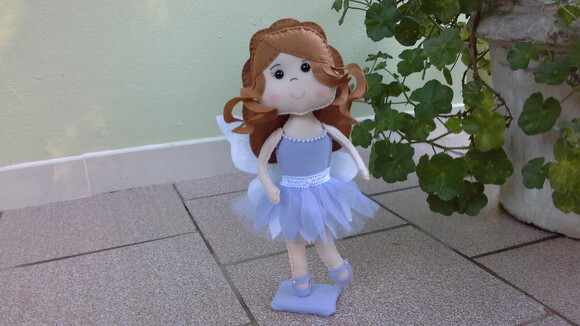 Fadinha Lilás de Feltro