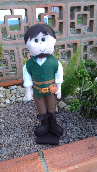 Flynn Rider em Feltro