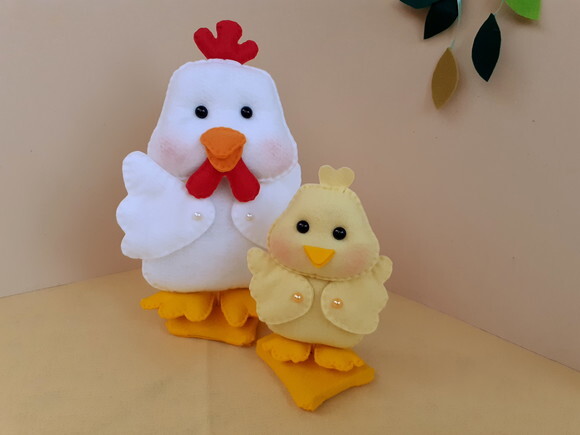 Galinha e Pintinho Candy Color