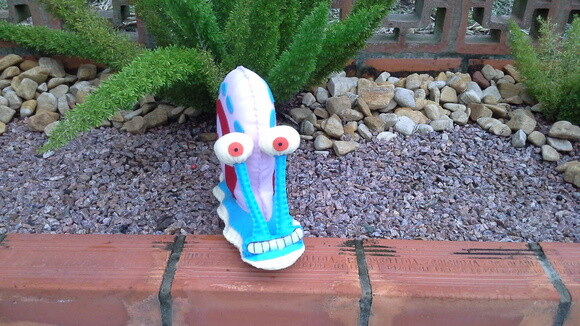 Gary Caracol em feltro
