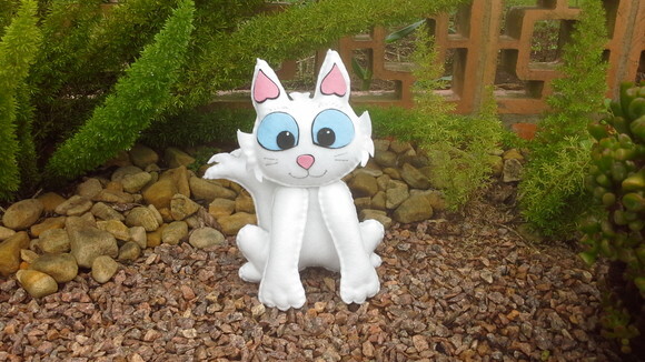 Gato Mingau em Feltro