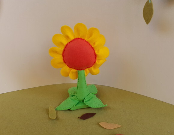 Girassol de Feltro