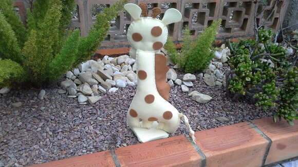 Girafinha em Feltro