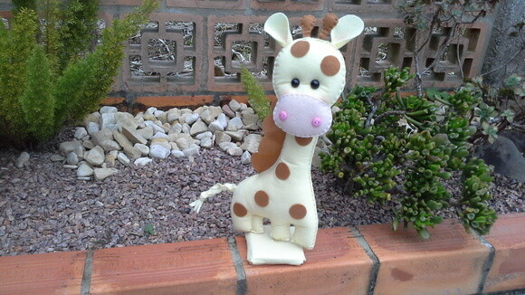 Girafinha em Feltro