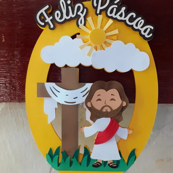 Guirlanda Páscoa Cristã