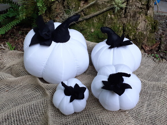 Kit Abóboras de Halloween 4 Peças