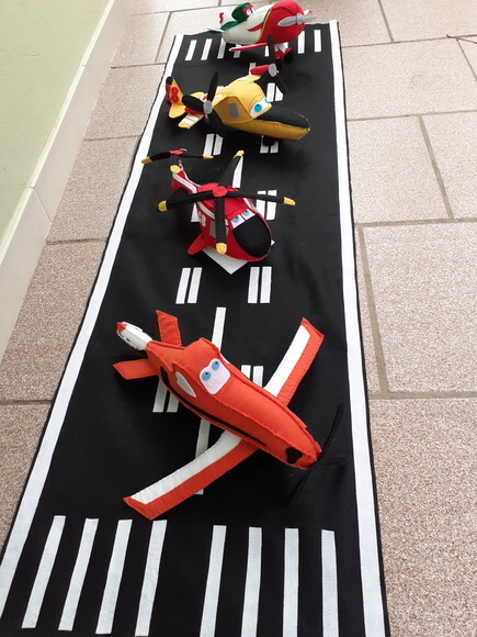 Kit Aviões da Disney 5 Peças
