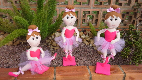 Kit Bailarinas em Feltro