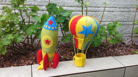Kit Balão e Foguete