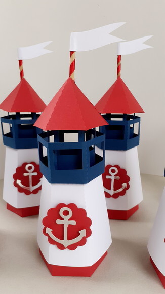Kit Caixa Farol e Tag 12 Peças