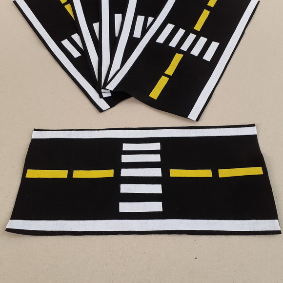 Kit Centrinhos de Mesa Pista de Trânsito 06 Peças