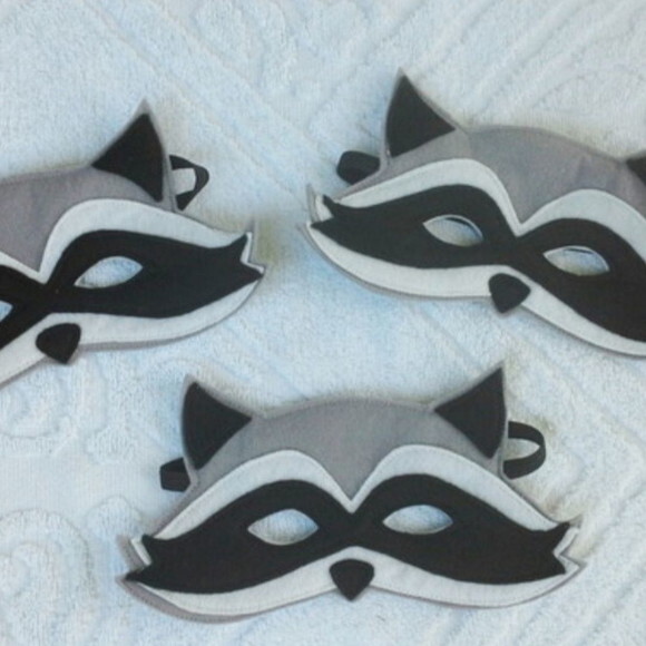 Kit com 10 Máscaras Guaxinin