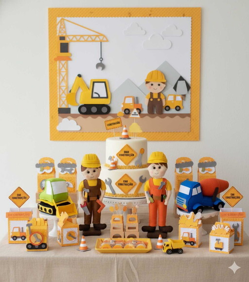 Kit Construção de Feltro 04 Peças