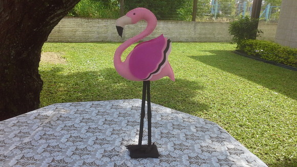 Kit Flamingos em Feltro 02 Peças