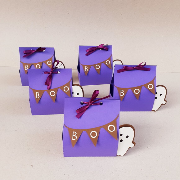 Kit Halloween em Feltro, Papel e Tecido 11 Peças