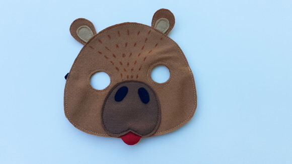 Kit Máscaras Fauna Brasileira 09 Peças