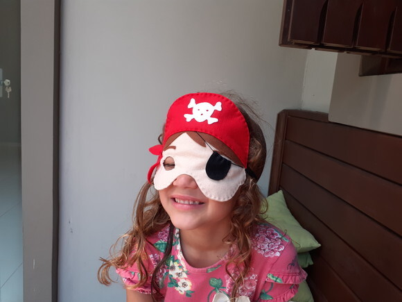 Kit Máscaras Piratas 10 Peças