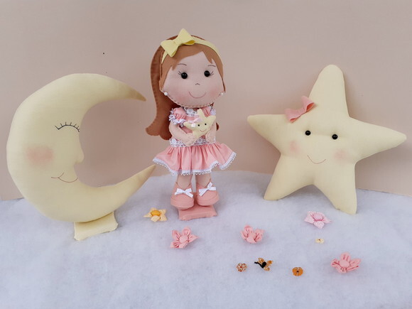 Kit Menina Estrelinha 03 Peças
