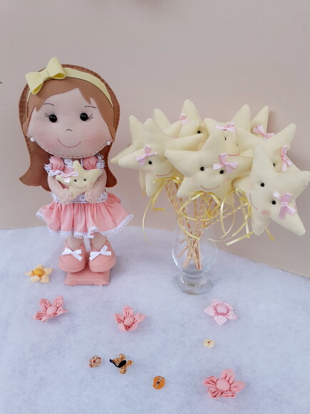 Kit Menina Estrelinha 10 Peças