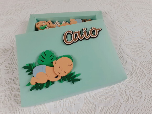 Kit Mesversário Topper Safári 26 Peças