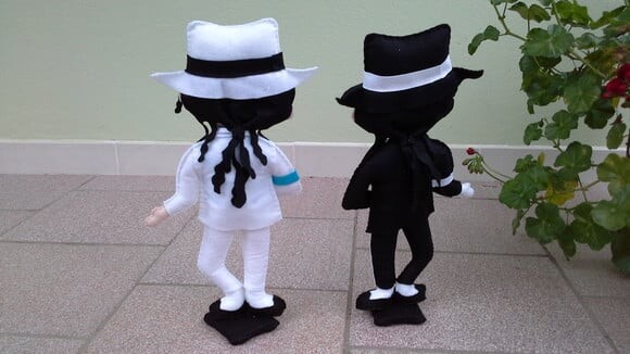 Kit Michael Jackson 2 Peças em Feltro