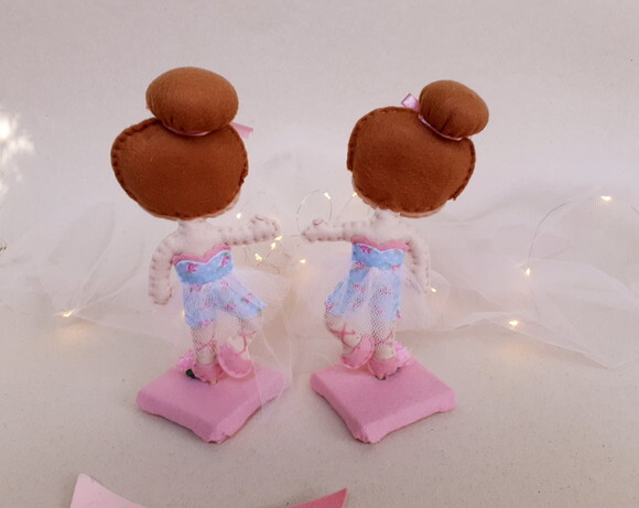 Kit Mini Bailarinas em Feltro