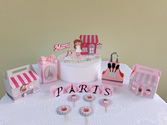 Kit Patisserie em Paris 38 Pçs
