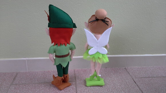 Kit Peter Pan e Sininho de Feltro