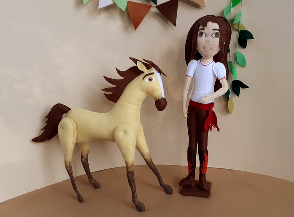 Kit Spirit e Lucky em Feltro
