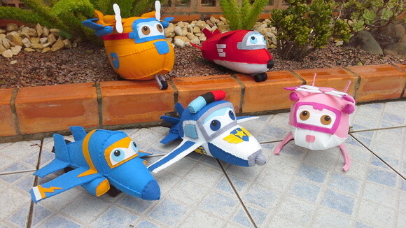 Kit Super Wings com 5 Peças