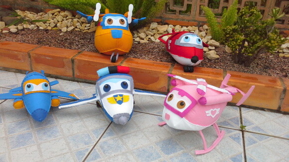 Kit Super Wings com 5 Peças