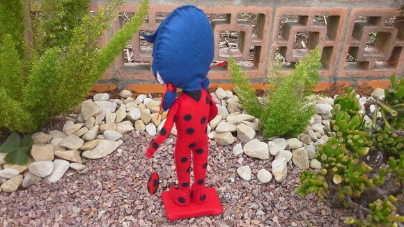 Lady Bug Miraculous em feltro