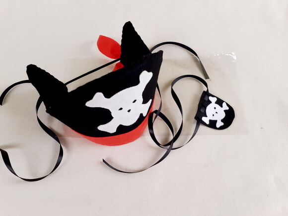 Lembrancinha Chapéu de Pirata e Tapa Olho