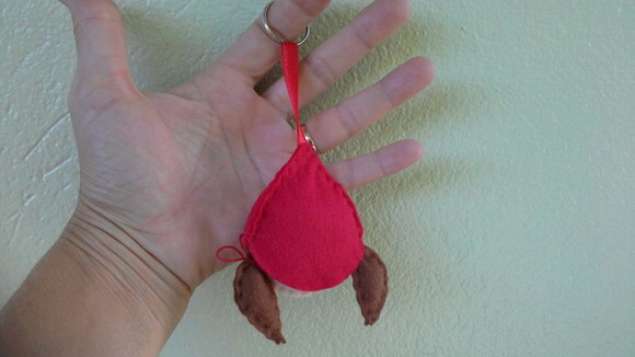 Lembrancinha Chaveiro Chapéuzinho Vermelho