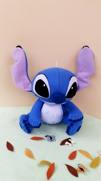 Lilo, Xepa e Stitch em Feltro 03 Peças