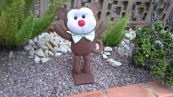 Macaco em Feltro