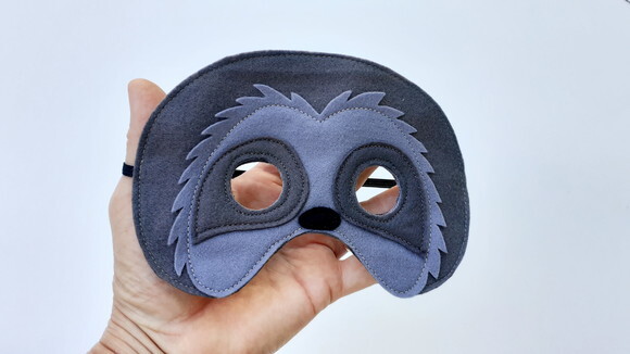 Máscaras Bicho Preguiça 03 Peças