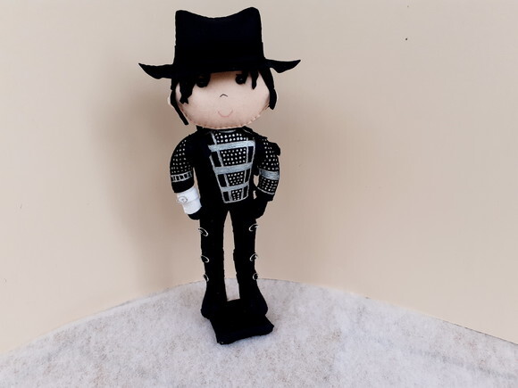 Michael Jackson em Feltro.