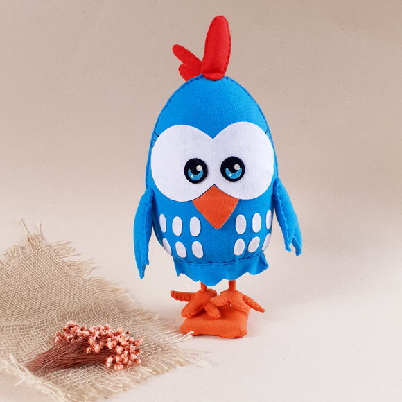 Mini Galinha Pintadinha de Feltro