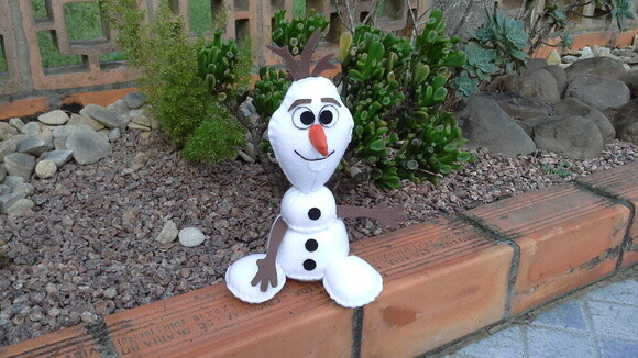 Olaf em Feltro Pq