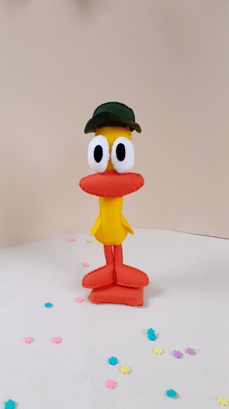 Pato de Pocoyo em Feltro