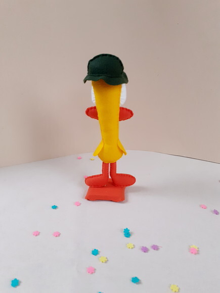 Pato de Pocoyo em Feltro